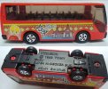 1:156 Mini Scale Kids Red / Blue Die-Cast TaiWan Tour Bus Toy