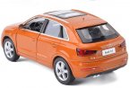 White / Orange / Brown 1:32 Scale Kids Diecast Audi Q3 Toy