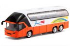 Kids Yellow / Red / Orange Luxury Die-cast Coach Bus Toy