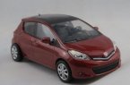 Red 1:43 Scale Kyosho Diecast Toyota YARIS Model