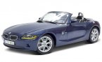 Gray / Blue 1:18 Scale Maisto Diecast BMW Z4 Model