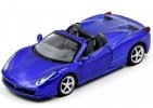 Blue / Red / White / Yellow 1:32 Diecast Ferrari 458 Italia Toy