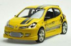 Red / Yellow 1:32 Scale Kids Diecast Renault Clio Toy