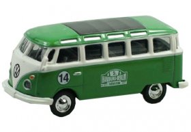1:87 Mini Scale Green Volkswagen T1 Autobild Klassik Bus Toy