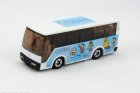 1:160 Mini Scale White-Blue TOMY Doraemon Tour Bus Toy