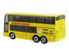 Yellow Kids 1:156 Scale Die-cast Double Decker HATO Bus Toy