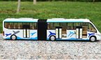 Green / Sky Blue / Deep Blue Kids Die-Cast City Articulated Bus