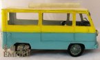 Pure Handmade Large Scale Blue-Yellow Bus Model
