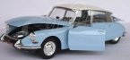 Blue 1:24 Scale WhiteBox Diecast 1963 Citroen ID19 Model