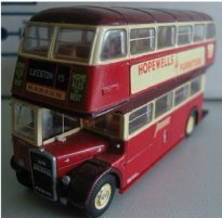 1:76 Scale Red CORGI Brand London Double-decker Bus Model