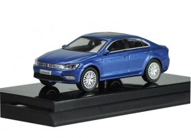 Blue 1:64 Scale Diecast VW Lamando Model