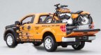 1:24 Scale Black-Orange MaiSto Die-Cast Ford F150 Pickup Model