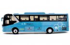 1:43 Blue ZhongTong LCK6117HQD1 Diecast Coach Bus Model