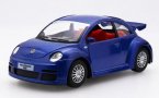 1:36 Silver / Black / Red / Blue Diecast VW New Beetle RSI Toy