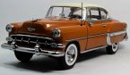 Orange 1:18 Scale SunStar Diecast 1954 Chevrolet BEL AIR