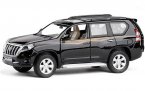 1:32 Black / White 2016 Diecast Toyota Land Cruiser Prado Toy
