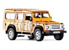 1:36 Scale Orange / White Kids Diecast Land Rover Defender Toy