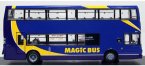 Blue 1:76 Scale CMNL Die-Cast Dennis Trident Double-Deck Bus