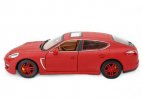 Red / Yellow 1:24 Scale Diecast Porsche Panamera Turbo Model