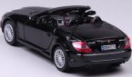 Black / Silver 1:24 Scale Diecast Mercedes-Benz SLK55 AMG Model