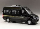 Black 1:24 Scale Die-Cast Higer H6V Bus Model