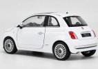 1:24 Scale White Welly Diecast 2007 Fiat 500 Model
