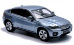 Light Blue Kyosho 1:18 Scale Diecast BMW Hybrid X6 Model
