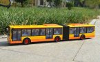 Yellow / Green Kids Large Scale R/C Articulated City Bus Toy