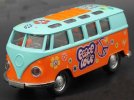 Pink / Orange / Red / Blue Kids 1:32 Diecast VW Bus Toy
