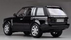 Silver / Black / White 1:18 Scale Diecast Range Rover Model