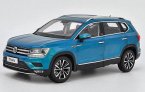 Brown / Blue 1:18 Scale Diecast VW Tharu SUV Model