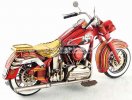 Red 1:6 Tinplate James Dean retro 1978 Harley Davidson Model