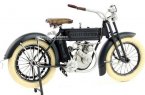 1:6 Tinplate Black Retro 1909 Harley Davidson V-Twin Model