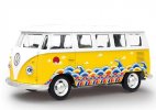Yellow 1:30 Scale Kids Diecast Volkswagen T1 Bus Toy