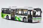 1:43 Scale White NO.528 Diecast Sunwin City Bus Model