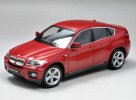 1:24 Scale White / Red / Black Welly Diecast BMW X6 SUV Model