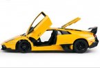 Yellow / Orange 1:24 Scale Diecast Lamborghini Murcielago Model