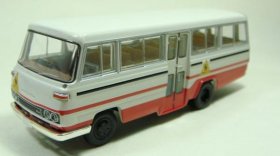 1:64 Mini Scale White TOMY School Bus Toy