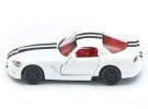 Mini Scale White Kids SIKU 1434 Diecast Dodge Viper Toy