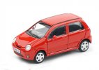 Red / Yellow / Green 1:64 Scale Diecast 2004 Chery QQ S11 Model
