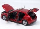 1:18 Scale Red / Blue Diecast Mazda Axela Model