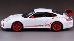 White 1:18 Scale Bburago Diecast Porsche 911 GT3 RS Model