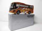 Orange Mini Scale Kids Tomica Die-Cast Hino S'elega Bus Toy