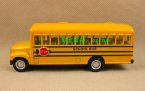 Yellow Alloy Made Kids School Toy Bus