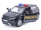 Black Kids 1:36 Police Diecast Land Rover Range Rover Evoque Toy