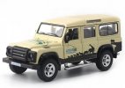1:36 Scale Creamy White Kids Diecast Land Rover Defender Toy
