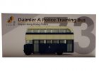 White Hong Kong Police Daimler Diecast Double Decker Bus Toy