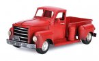 Tinplate Medium Scale Red / Green Vintage Pickup Truck Model