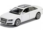 1:32 Kids Black / White / Golden / Silver Diecast Audi A8 Toy