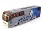 1:50 Scale White-Blue TOUR DE FRANCE Quick Step Bus Model